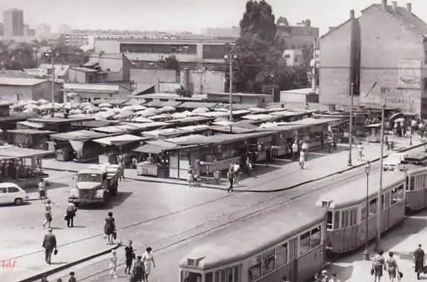 Trešnjevački plac 1960-ih godina